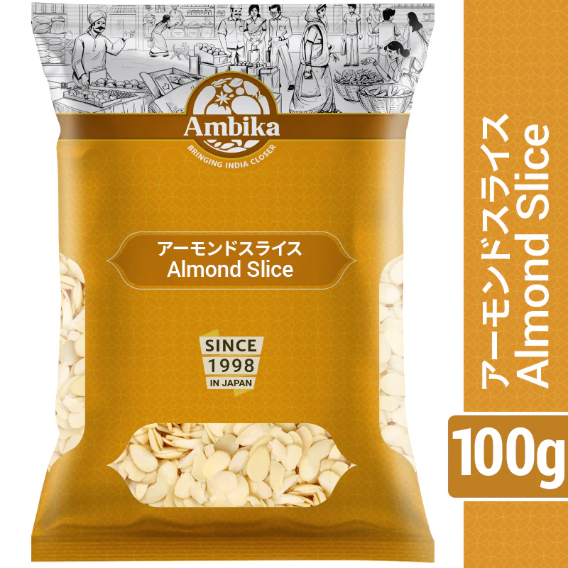 (Ambika) Almond Slice (Badam) 100g