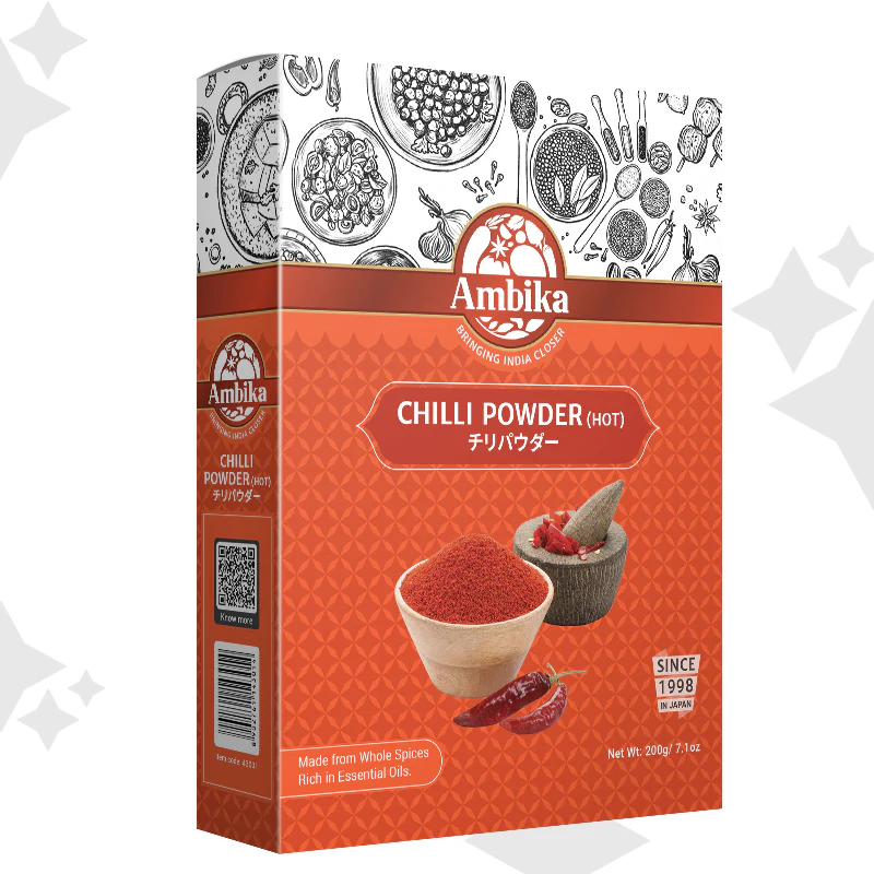 (Ambika) Chilli Powder Hot 200g - Image 3