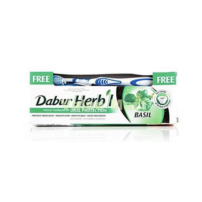 (Dabur) Herbal Toothpaste (Basil) 150g