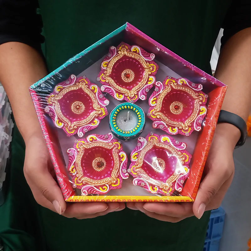 Diya set (Indian Oil lamp cup) - Image 3