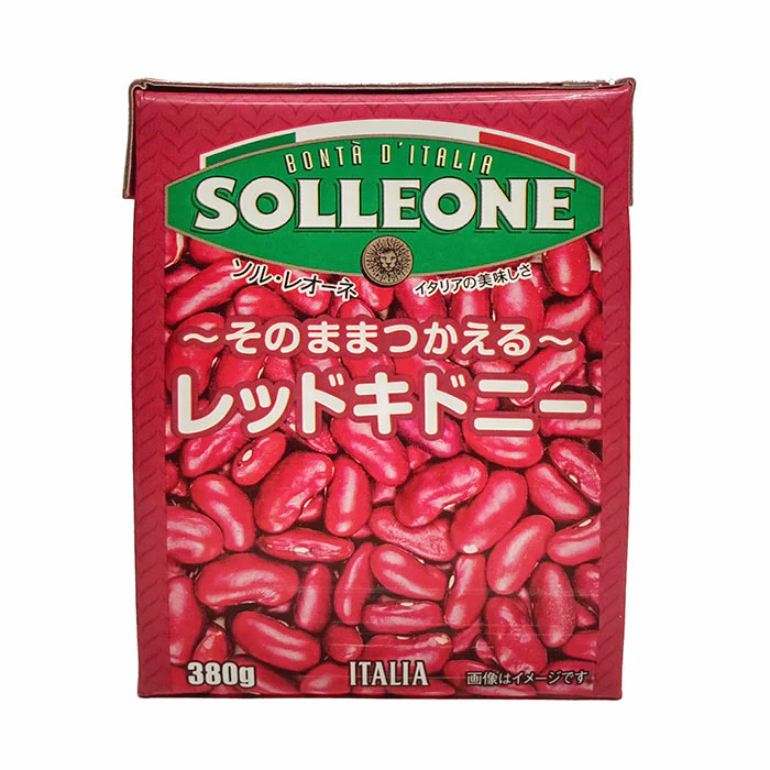 (SOLLEONE) Red Kidney Boiled Beans 380g